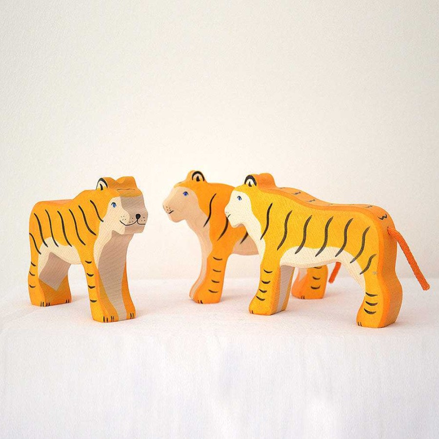 Kids Holztiger Figurines | Figurine En Bois - Tigre