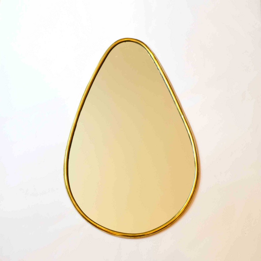 Maison & D Coration French Blossom Miroirs | Miroir Artisanal - Poire Bords Fins - Grand