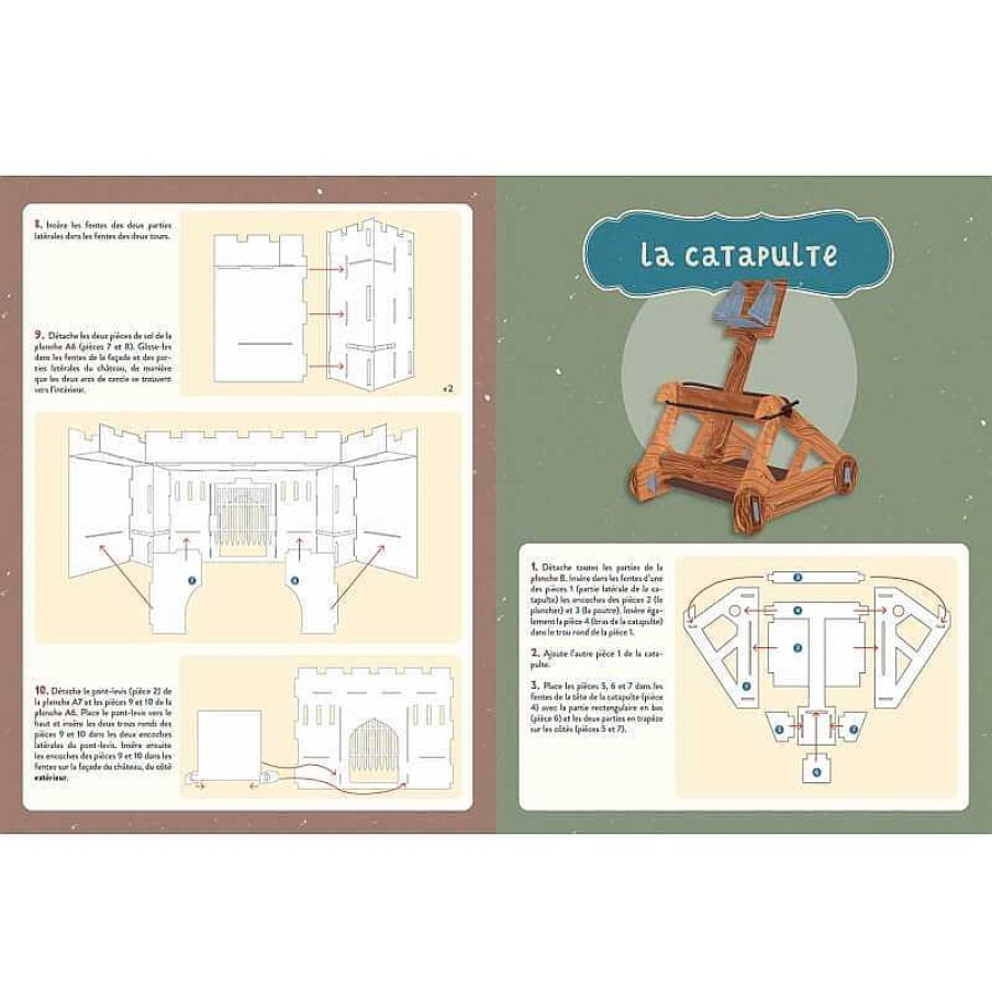 Kids Auzou Jeux Cr Atifs, De Loisir | Mon Fantastique Ch Teau Fort Construire - Auzou