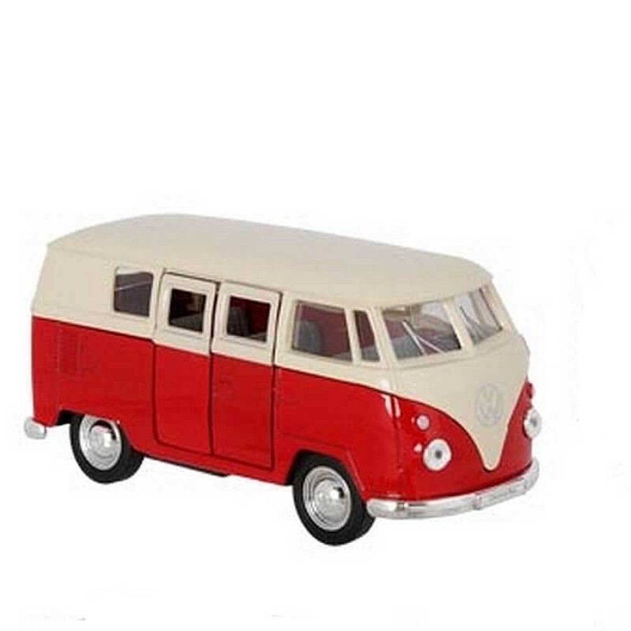 Kids Goki Bateaux, Voitures, Trains | Bus Volkswagen T1 R Trofriction - Rouge