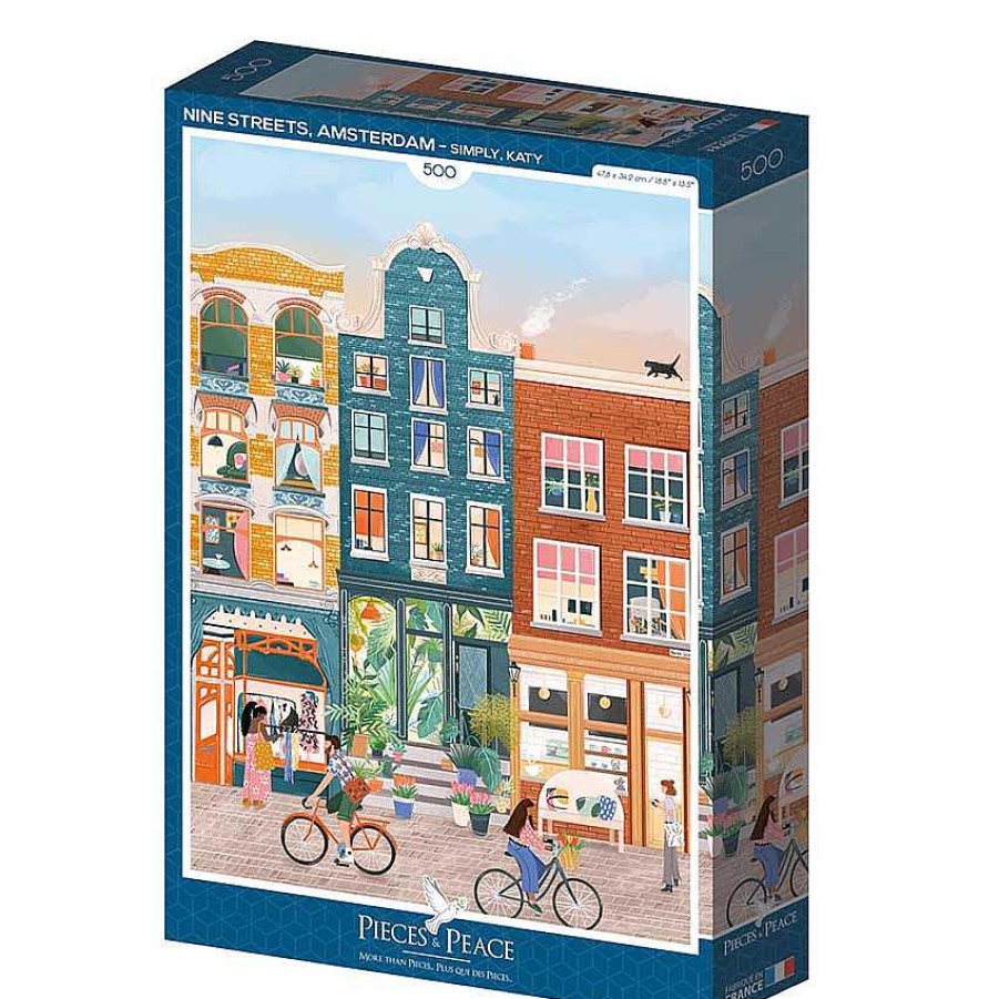 Lifestyle Pieces & Peace Puzzles | Puzzle Nine Streets Amsterdam - 500 Pi Ces