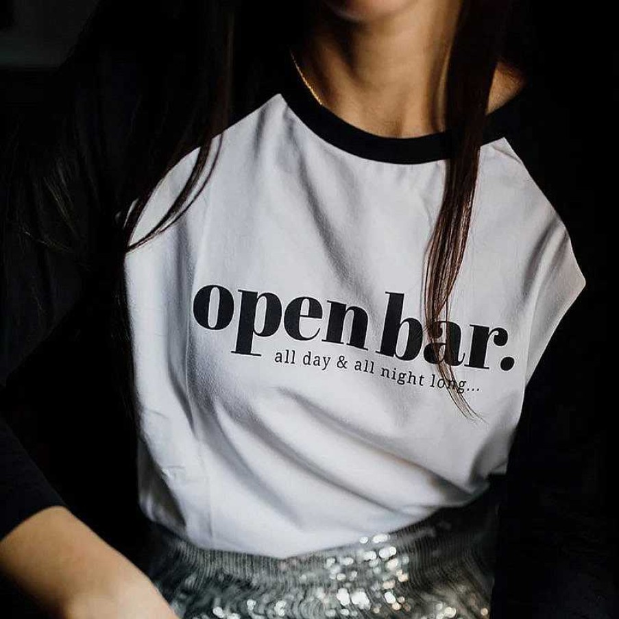 Femmes Tajinebanane T-Shirts D'Allaitement | T-Shirt D'Allaitement - Open Bar