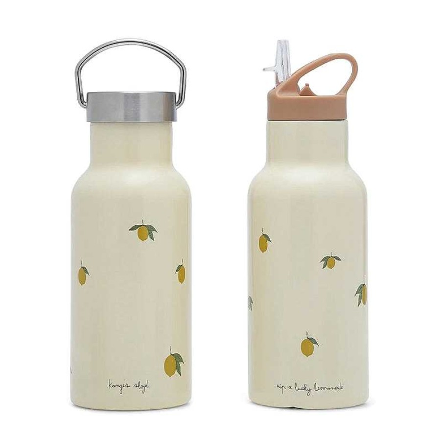 Maison & D Coration Konges Slojd Thermos & Bouteilles Isothermes | Gourde Isotherme - Lemon