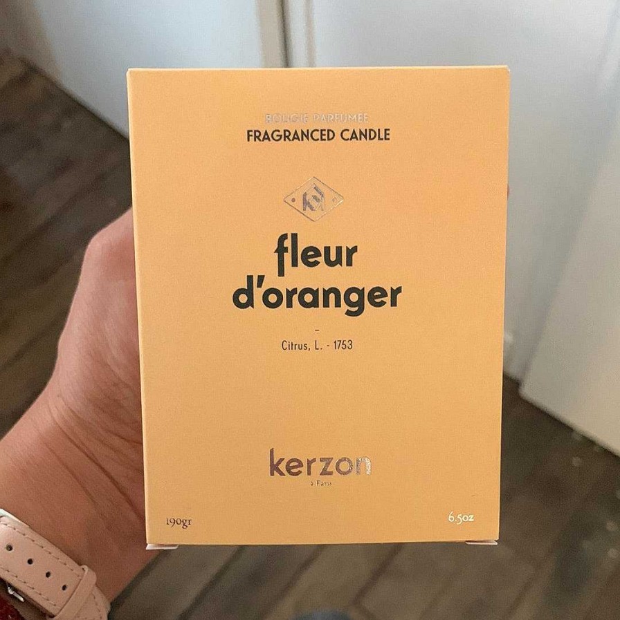 Maison & D Coration Kerzon Bougies Parfum Es | Bougie Fleur D'Oranger - Kerzon Paris