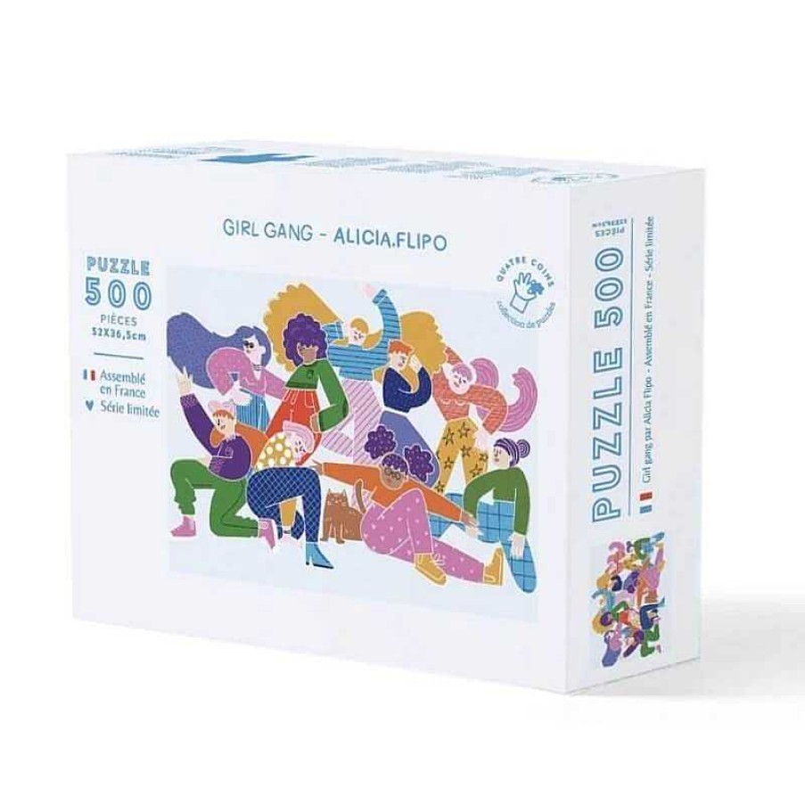 Kids La Petite Epicerie Puzzles & Jeux De Soci T | Puzzle Girl Gang - La Petite Epicerie