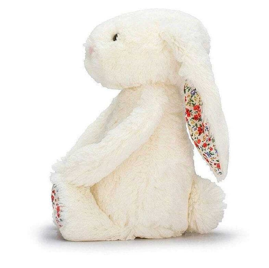 Kids Jellycat Doudous & Peluches | Jellycat - Lapin Blanc Blossom - Medium