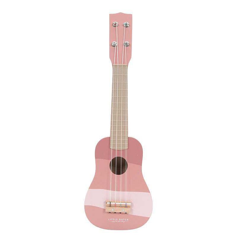 Kids Little Dutch Jouets Musicaux | Guitare En Bois - Rose