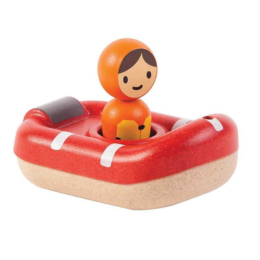 Kids Plan Toys Jouets De Bain | Bateau De Sauvetage En Bois