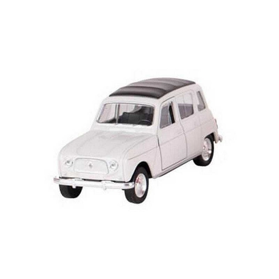 Kids Goki Bateaux, Voitures, Trains | Voiture Renault 4L R Trofriction - Blanc