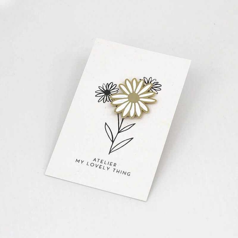 Femmes My Lovely Thing Broches & Pin'S | Pin'S Marguerite - My Lovely Thing