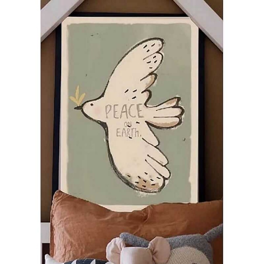 Kids Studioloco Affiches & Posters | Affiche Oiseau " Peace On Earth " - Studioloco