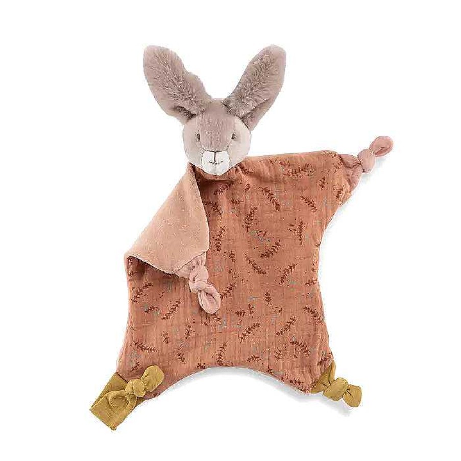 Kids Moulin Roty Doudous & Peluches | Doudou Lapin Argile Trois Petits Lapins Moulin Roty