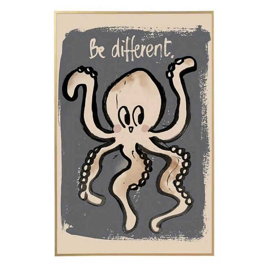 Kids Studioloco Affiches & Posters | Affiche Mr Octo "Be Different" - Studioloco