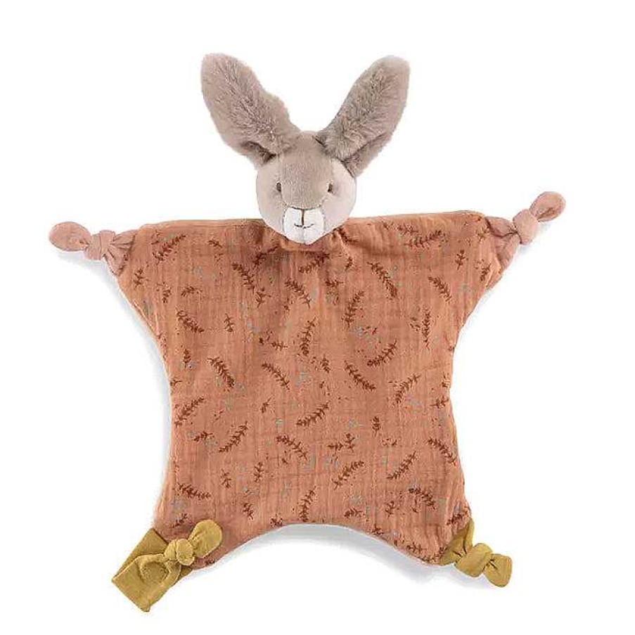 Kids Moulin Roty Doudous & Peluches | Doudou Lapin Argile Trois Petits Lapins Moulin Roty