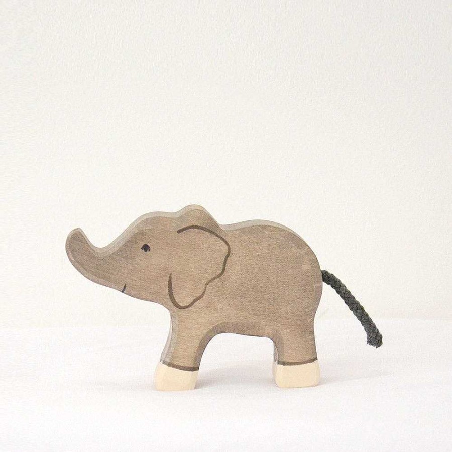 Kids Holztiger Figurines | Figurine En Bois - Petit Elephant