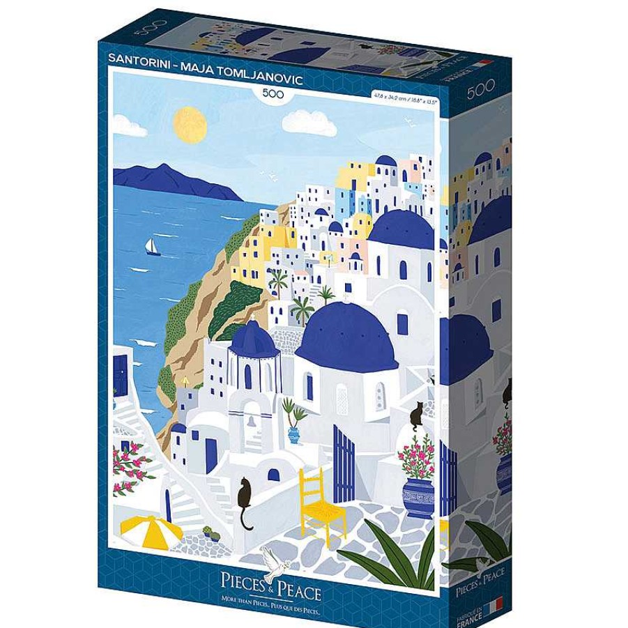 Lifestyle Pieces & Peace Puzzles | Puzzle Santorini - 500