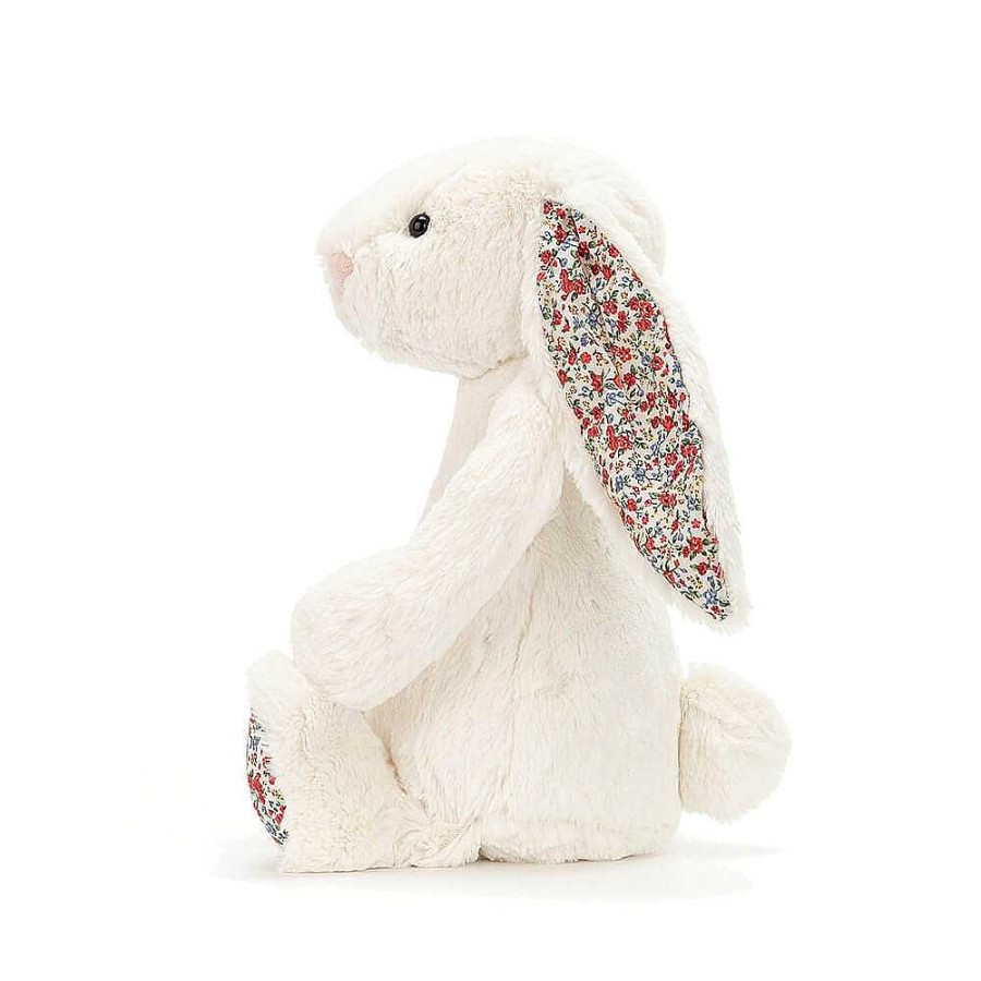 Kids Jellycat Doudous & Peluches | Doudou - Lapin Blossom Blanc Small