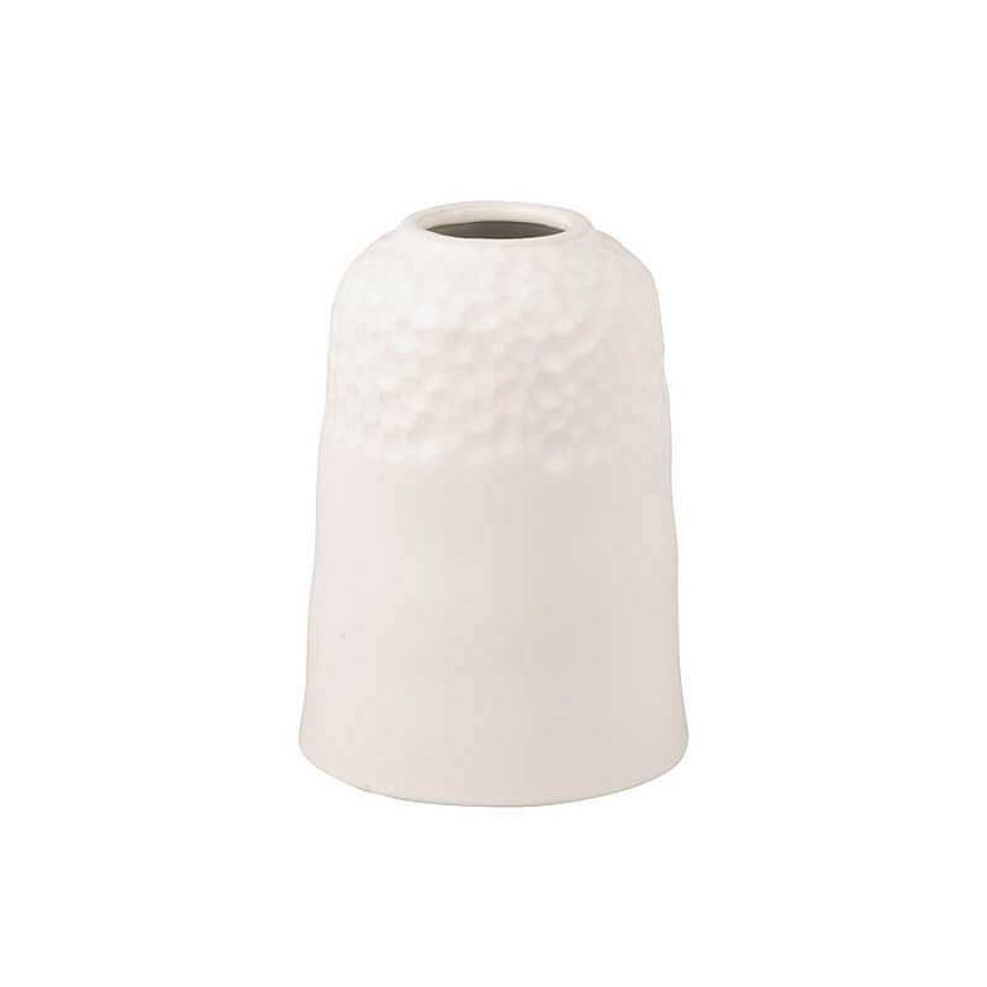 Maison & D Coration Present Time Vases | Vase Carve Small Blanc - Present Time