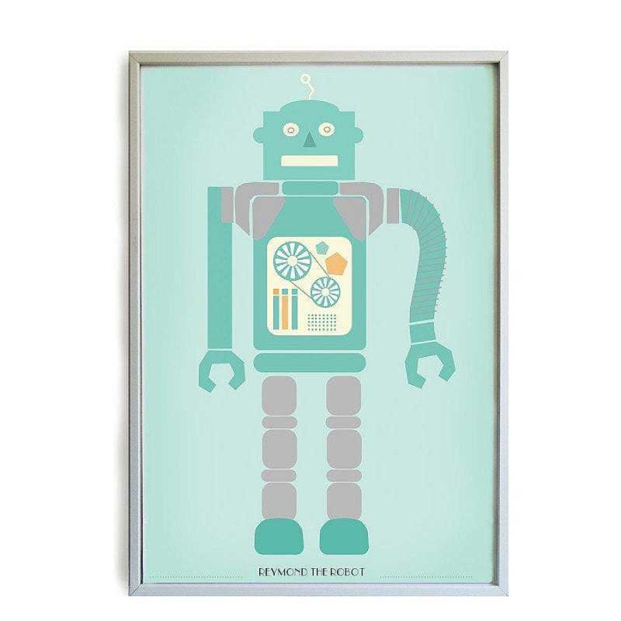 Maison & D Coration French Blossom Creations Affiches, Posters D Co | Affiche Reymond Le Robot