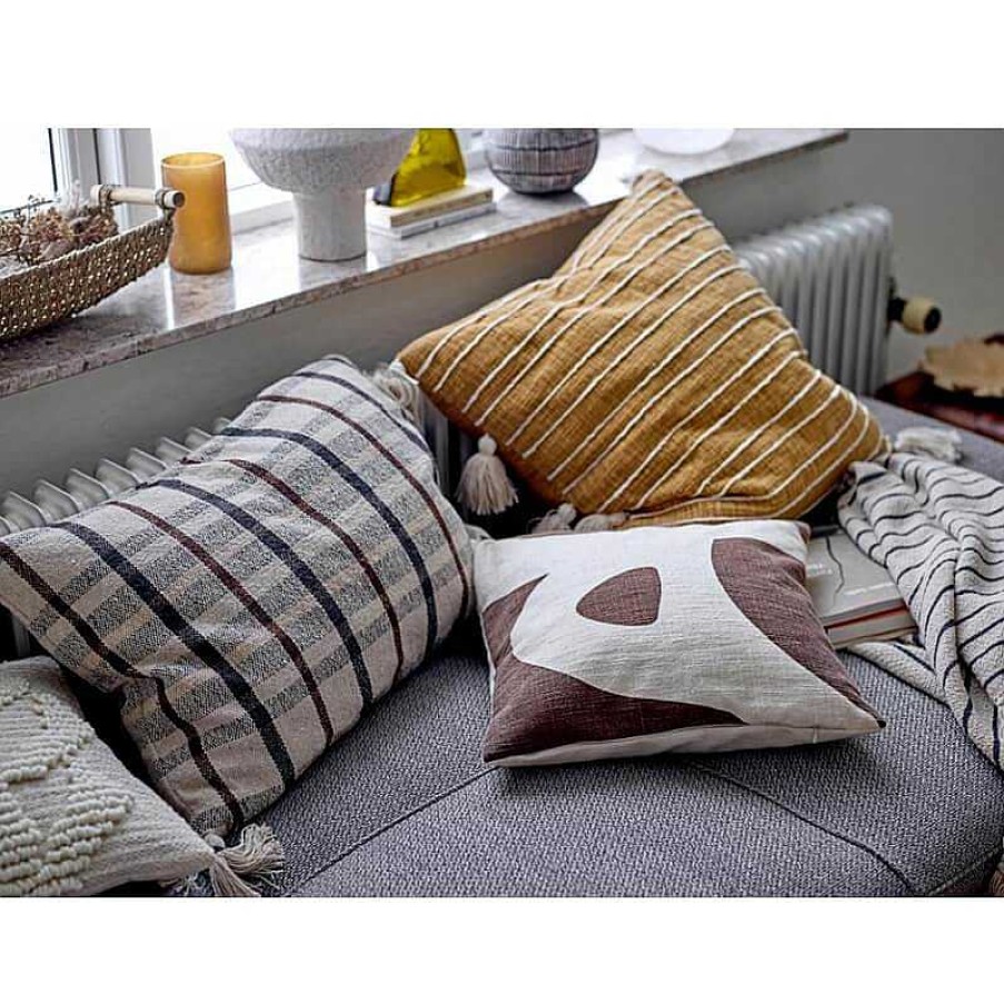 Maison & D Coration Bloomingville Coussins | Coussin Marron Ebrar - Bloomingville