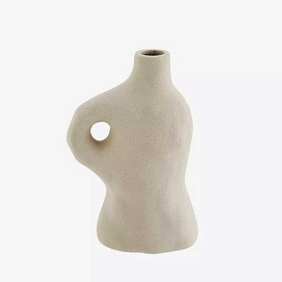 Maison & D Coration Madam Stoltz Vases | Madam Stoltz - Vase En Gr S Beige