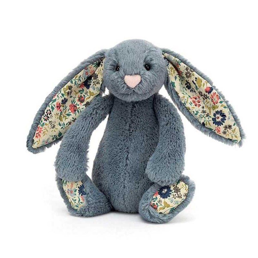 Kids Jellycat Doudous & Peluches | Jellycat - Doudou Blossom - Lapin Bleu -Small