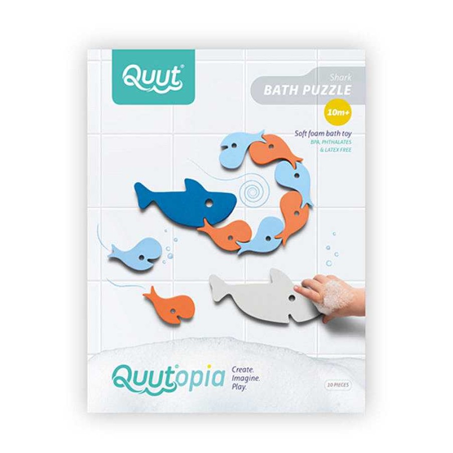 Kids Quut Jouets De Bain | Puzzle De Bain - Requin