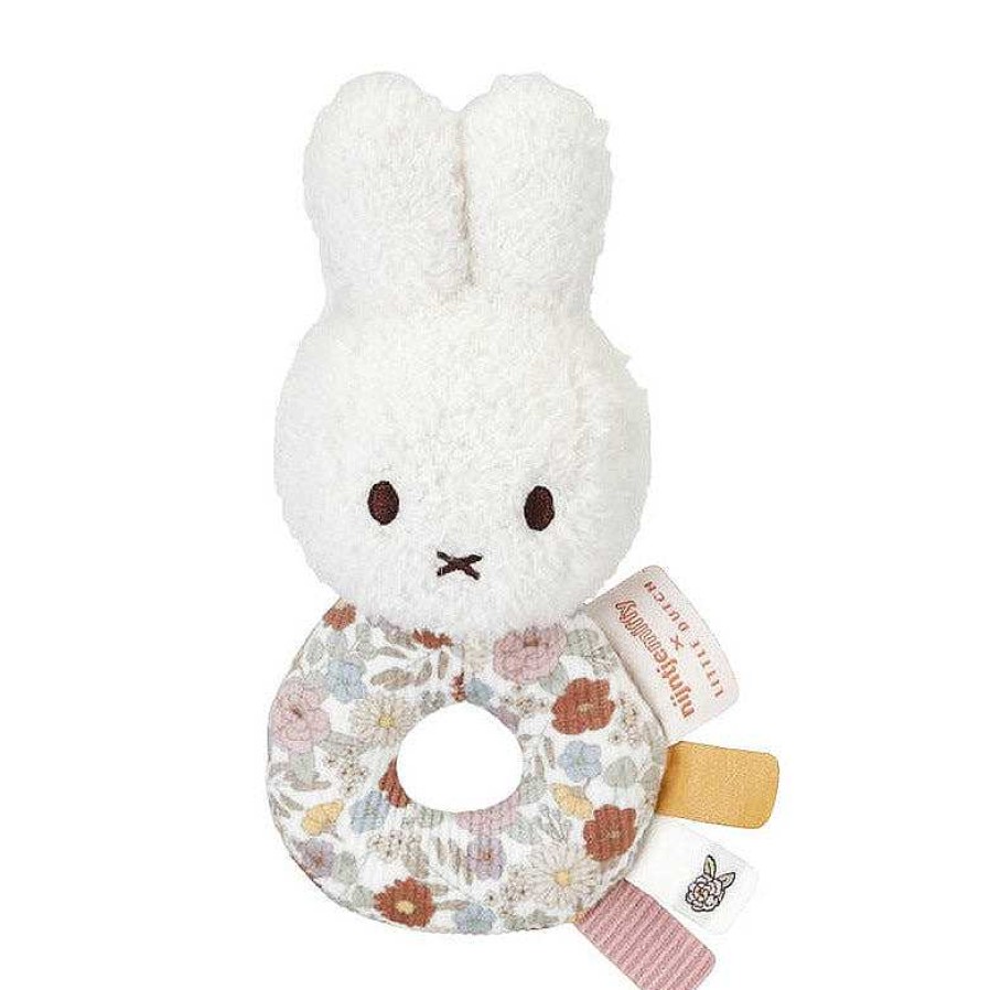 Kids Little Dutch Hochets | Hochet Miffy Vintage Fleurs - Little Dutch