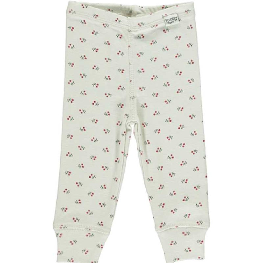 Kids Poudre Organic Pantalons & Bloomers | Poudre Organic - Legging Basilic - Lipstick