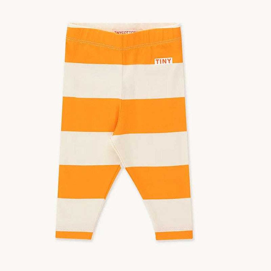 Kids Tinycottons Pantalons & Bloomers | Pantalon Ray Orange - Tinycottons