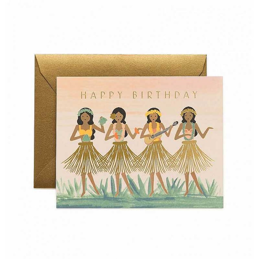 Lifestyle Rifle Paper Co. Anniversaires | Carte De Voeux - Hula Birthday