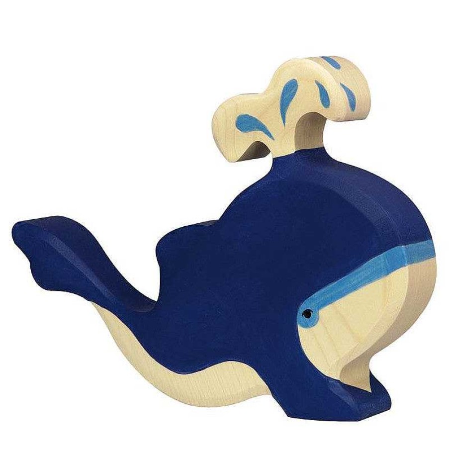 Kids Holztiger Figurines | Figurine En Bois - Grande Baleine