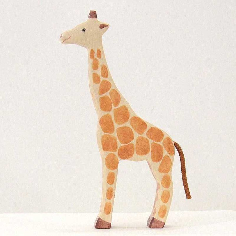 Kids Holztiger Figurines | Figurine En Bois - Grande Girafe