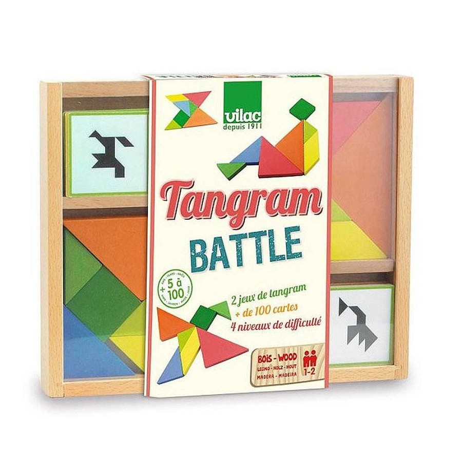 Kids Vilac Puzzles & Jeux De Soci T | Tangram Battle - Vilac