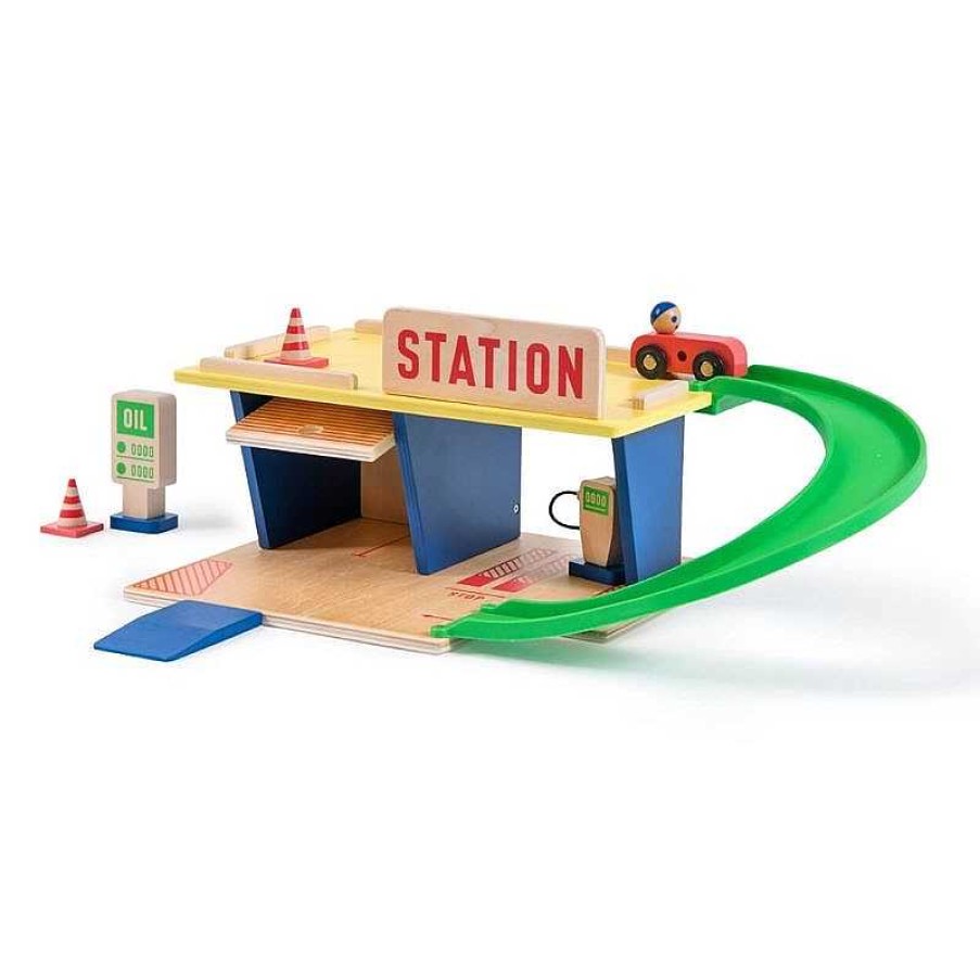 Kids Moulin Roty Jouets Co-Responsables | Station Service En Bois - Dans La Ville