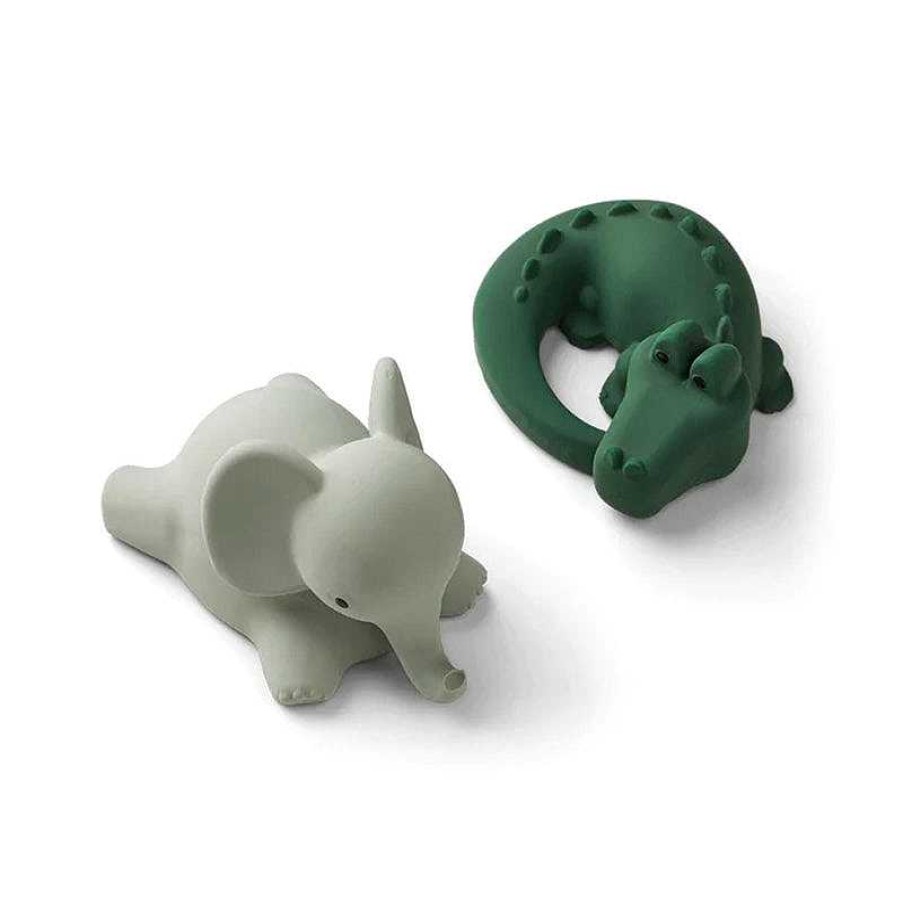 Kids Liewood Accessoires De Bain | Jouets De Bain - Safari Green Mix