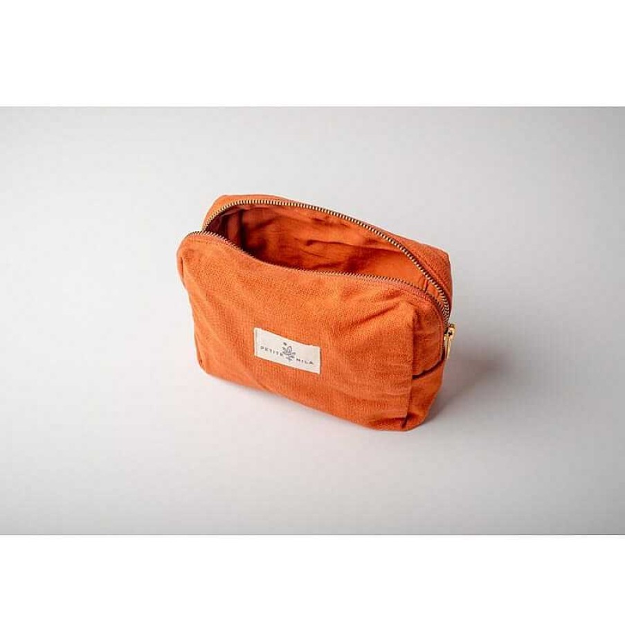 Kids Petite Mila Trousses & Accessoires | Trousse De Toilette Terracotta - Petite Mila