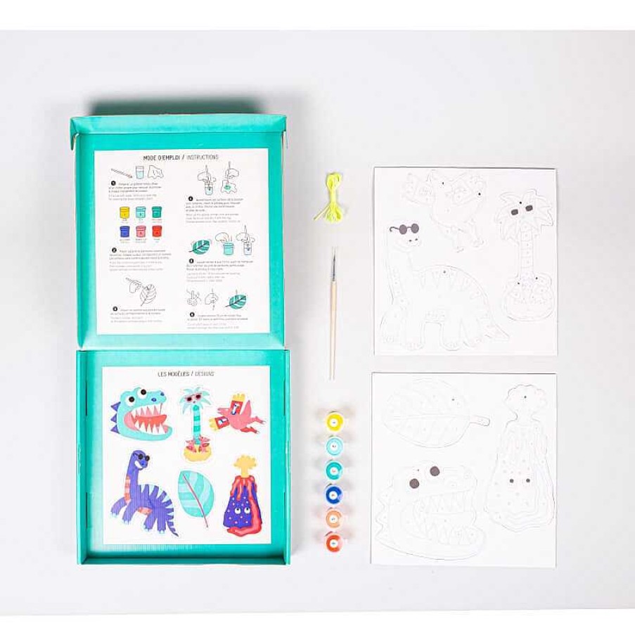 Kids OMY Design&Play Jeux Cr Atifs, De Loisir | Kit Peintures Num Rot Es Dinos - Omy