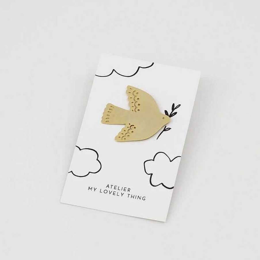 Femmes My Lovely Thing Broches & Pin'S | Pin'S Colombe - My Lovely Thing