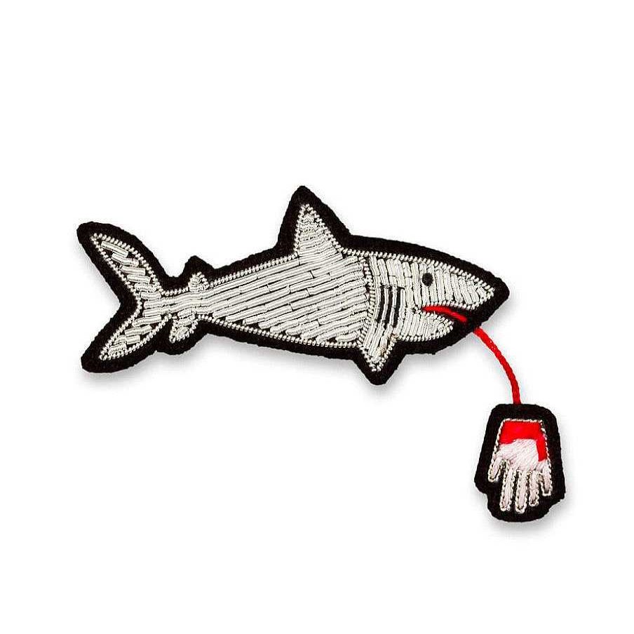 Femmes Macon et Lesquoy Broches & Pin'S | Broche Brod E - Requin