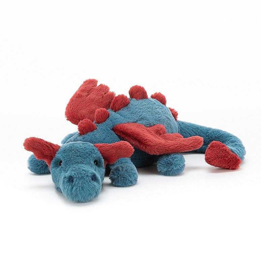 Kids Jellycat Doudous & Peluches | Jellycat Dexter Le Dragon - Small