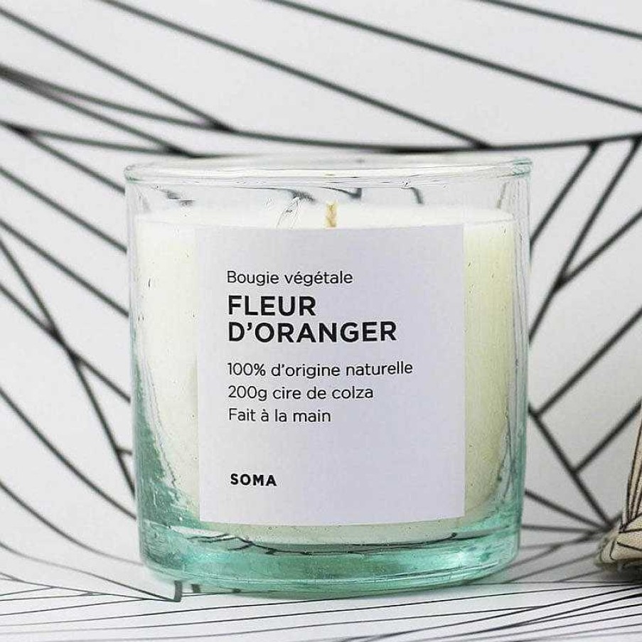 Maison & D Coration Soma Bougies Parfum Es | Bougie Naturelle - Fleur D'Oranger