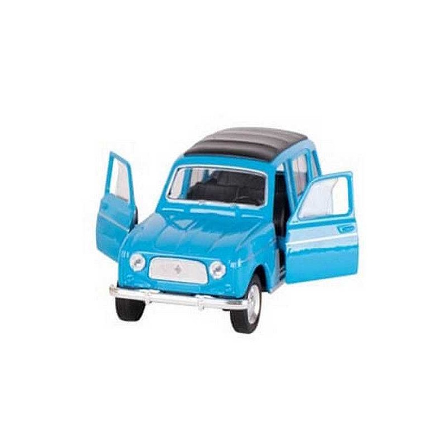 Kids Goki Bateaux, Voitures, Trains | Voiture Renault 4L R Trofriction - Bleu