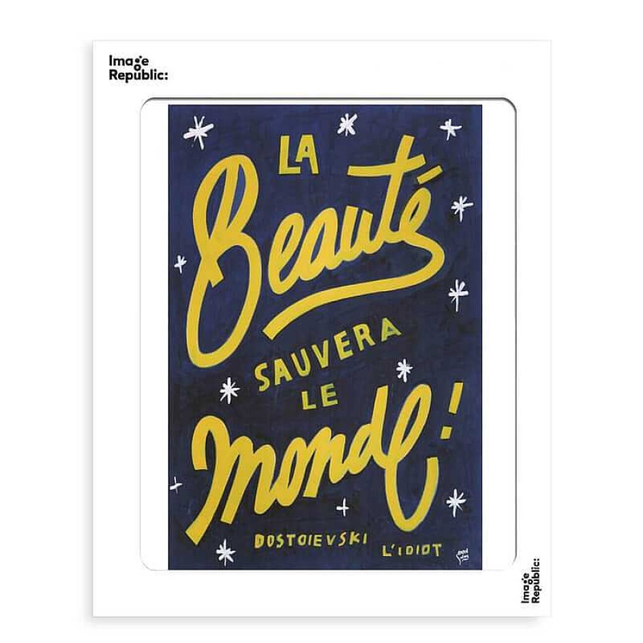 Lifestyle Image Republic Puzzles | Affiche " La Beaut Sauvera Le Monde" - Image Republic