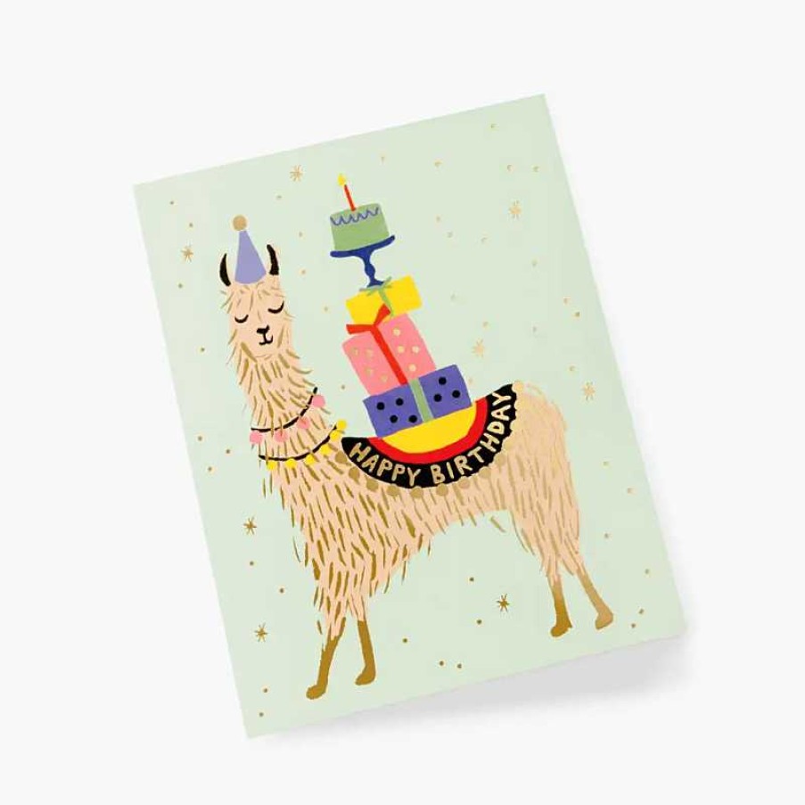 Lifestyle Rifle Paper Co. Anniversaires | Carte D'Anniversaire - Lama