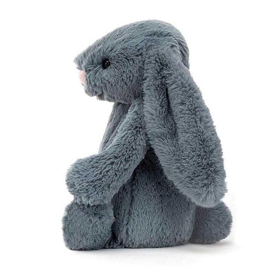 Kids Jellycat Doudous & Peluches | Jellycat - Bashful Lapin Bleu Dusky - Medium