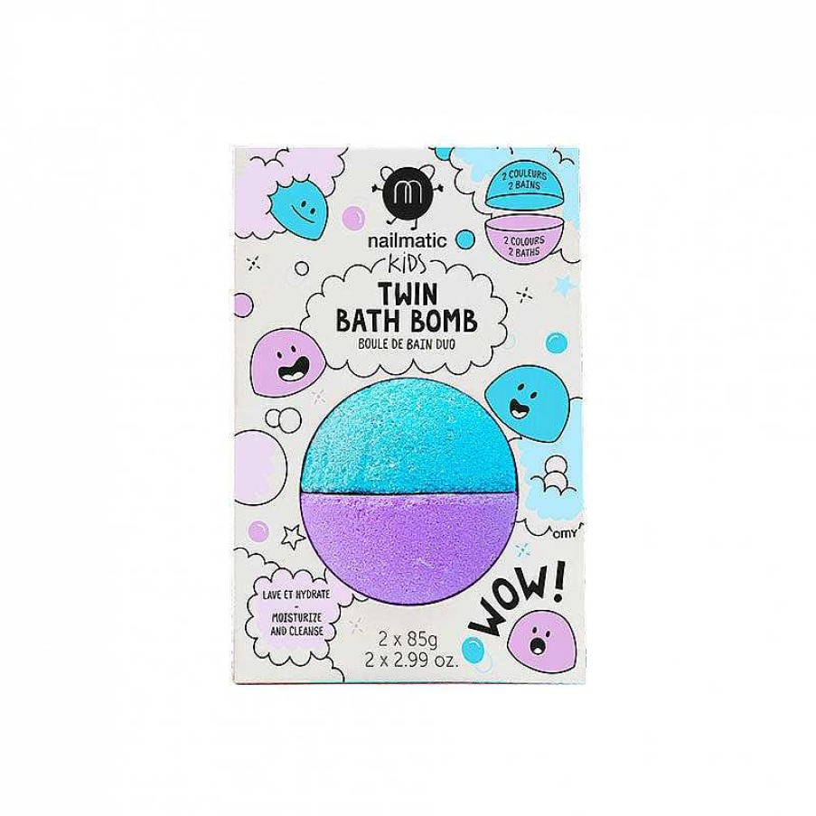 Kids Nailmatic kids Accessoires De Bain | Boule De Bain Duo - Bleu & Violet