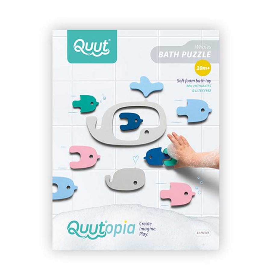 Kids Quut Jouets De Bain | Puzzle De Bain - Baleine