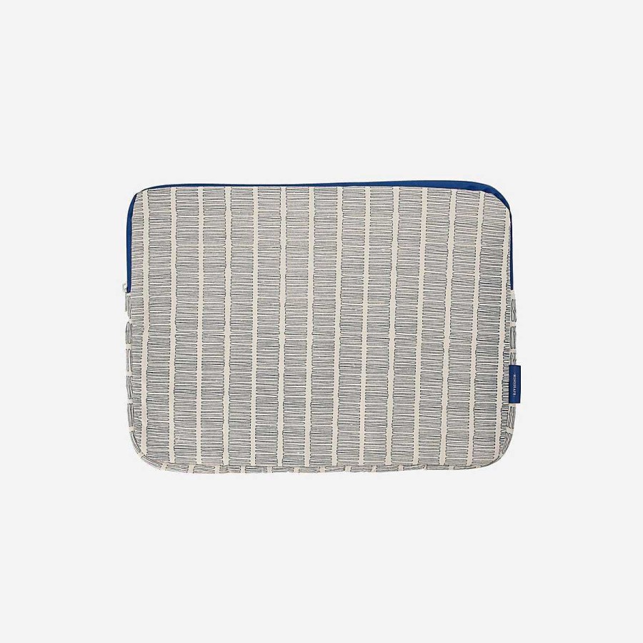 Lifestyle House Doctor Fournitures | Pochette Pour Ordinateur Bump - Bleu