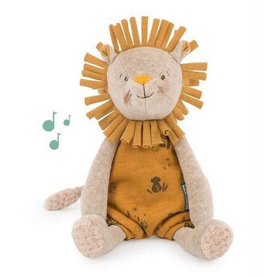 Kids Moulin Roty Doudous & Peluches | Poup E Musicale Lion - Sous Mon Baobab